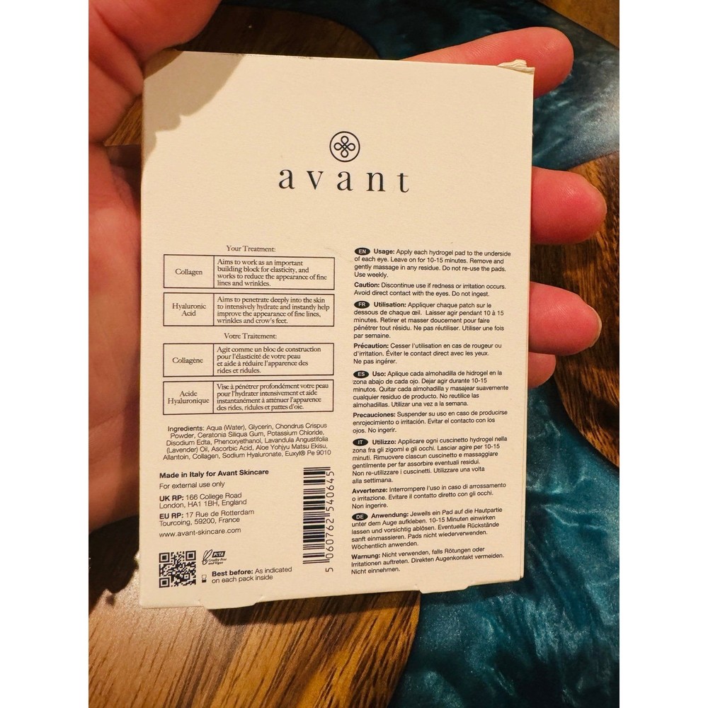 Avant Hydra Bright Collagen Eye Restoring Pads - Picture 2 of 2